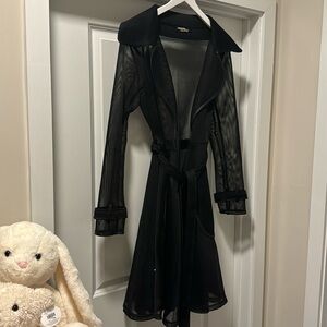 Beautiful mesh overcoat